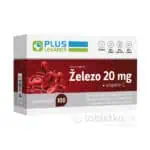 PLUS LEKÁREŇ Železo 20mg + vitamín C 100tbl