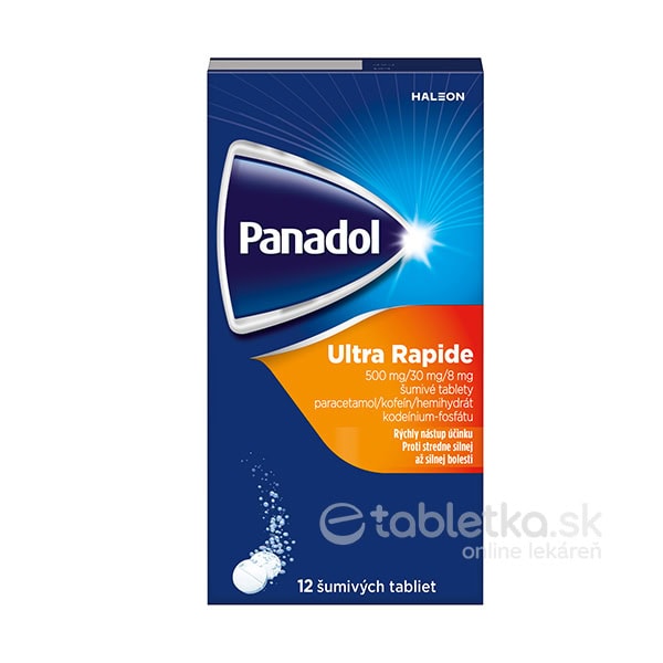 E-shop Panadol ULTRA RAPIDE 12 šumivých tabliet