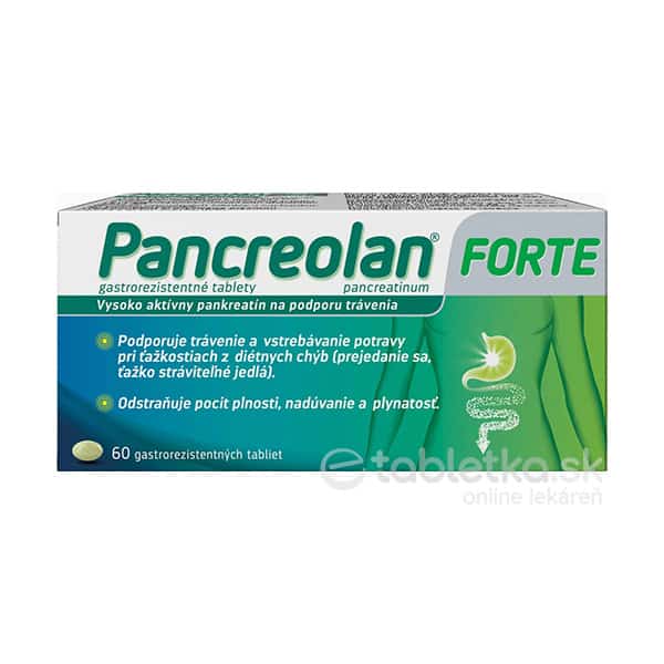 Pancreolan FORTE 220mg 60 tabliet