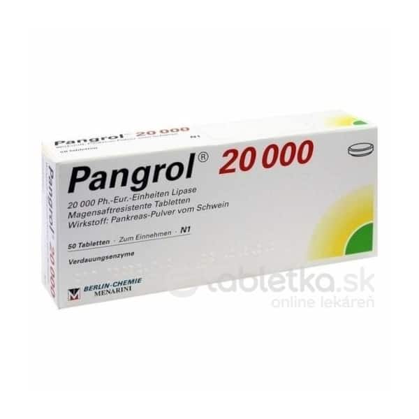 Pangrol 20000 tablety 50 kusov