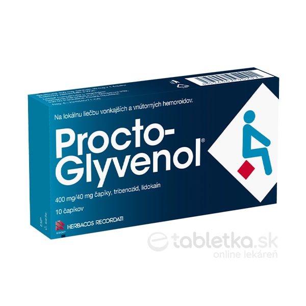 Procto-Glyvenol 10 čapíkov