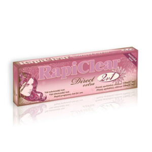 RapiClear Tehotenský test Direct extra 2v1 2 ks