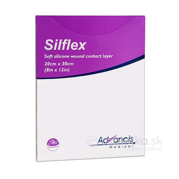 Silflex krytie na rany 20x30 cm, 10 ks