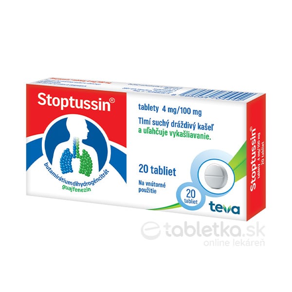 E-shop STOPTUSSIN tablety 20 tabliet