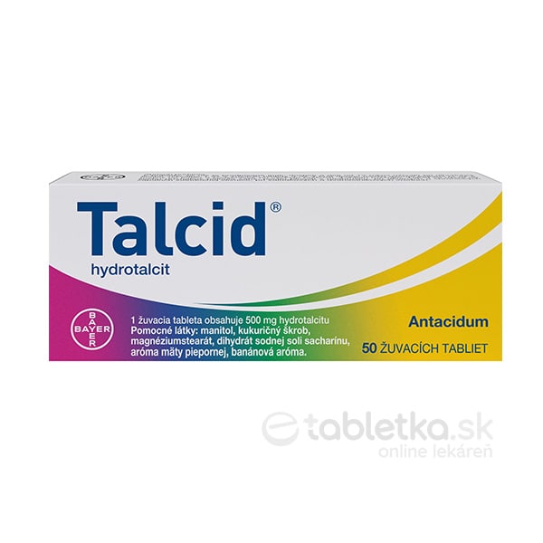 E-shop Talcid 50 žuvacích tabliet