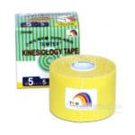 Temtex Kinesiology Tape tejpovacia páska Classic 5cm x 5m, žltá