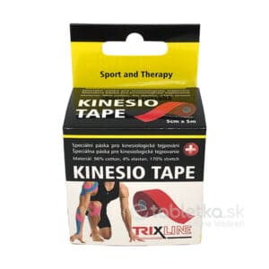 Trixline KINESIO TAPE páska červená 5cm x 5m