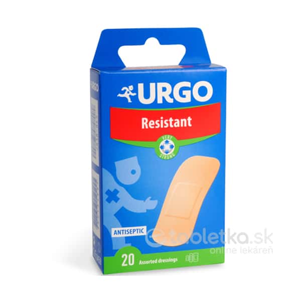 URGO Resistant 3 veľkosti, 1x20 ks