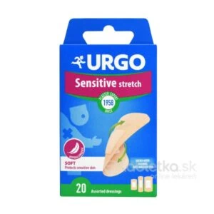 URGO Sensitive náplasť na citlivú pokožku (3 veľkosti) 20ks