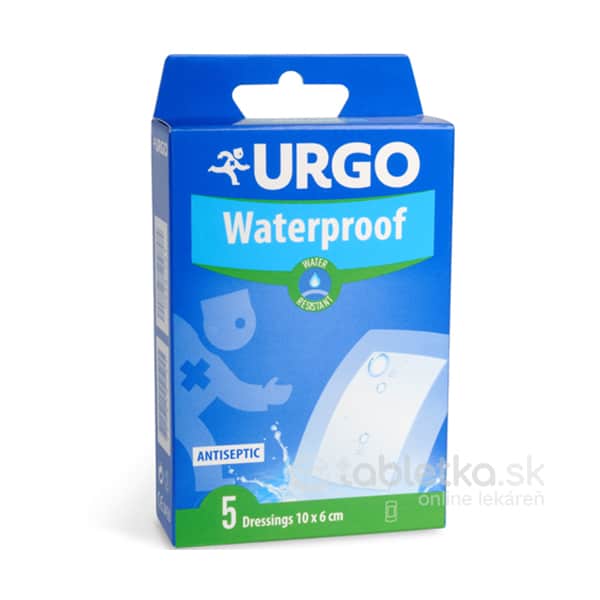URGO Waterproof 10x6 cm, 1x5 ks