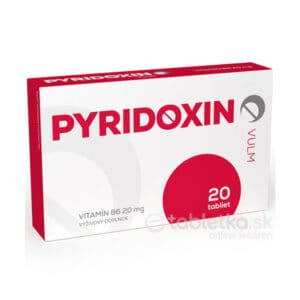 VULM Pyridoxin (vitamín B6) 20mg 20 tabliet