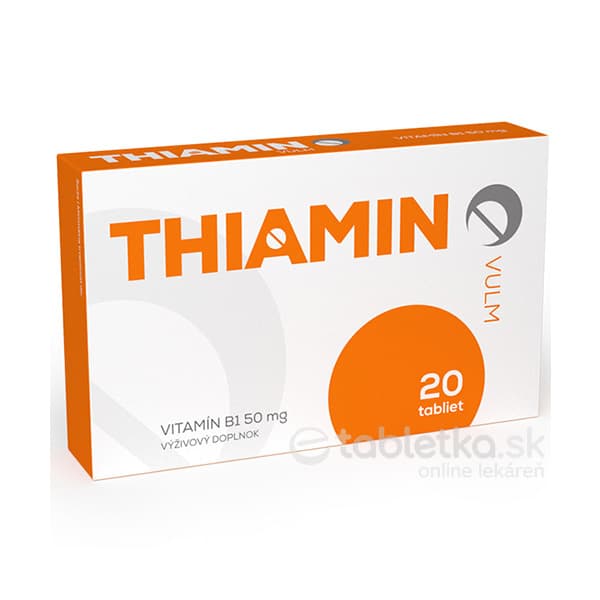 VULM THIAMIN (vitamín B1 50 mg) 50 tbl
