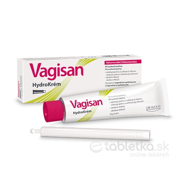 E-shop Vagisan HydroKrém vaginálny krém 50g + 1 aplikátor