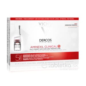 Vichy Dercos Aminexil Clinical 5 kúra proti vypadávaniu vlasov pre ženy 21x6ml