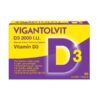 Balenie Vigantolvit D3 2000 I.U. 60 kapsúl, s českým textom o podpore imunity, kostí, svalov a zubov.