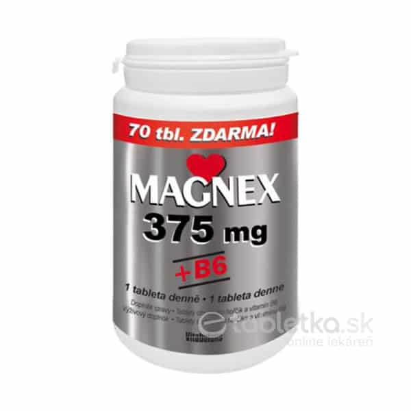 Vitabalans MAGNEX 375 mg + B6 250 tbl