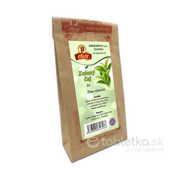 E-shop AGROKARPATY ZELENÝ ČAJ list bylinný čaj 1x30 g