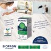 Reklama na BIOPRON Baby+, 10ml, zobrazuje matky s deťmi a informuje o podpore imunity a obsahu vitamínu D.