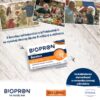 Škatuľka doplnku Biopron Balance a text popisujúci obsah 9 kmeňov a vlákninu