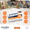 Reklamný banner Biopron Balance, zobrazenie krabičky produktu, informácie o výhodách produktu