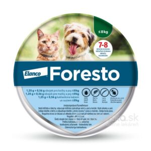 FORESTO obojok pre mačky a psy do 8kg (38cm)