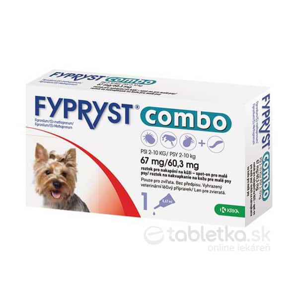 FYPRYST COMBO dog S (2 -10KG) 1x0,67 ml