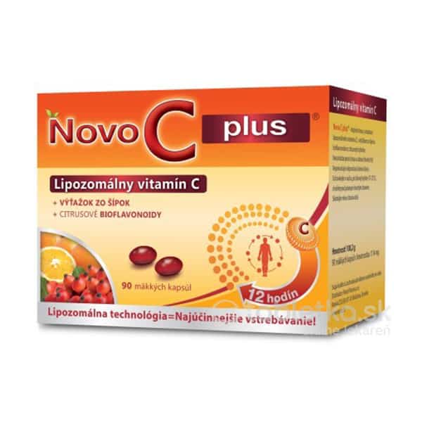 NOVO C PLUS Lipozomálny vitamín C, 90 cps