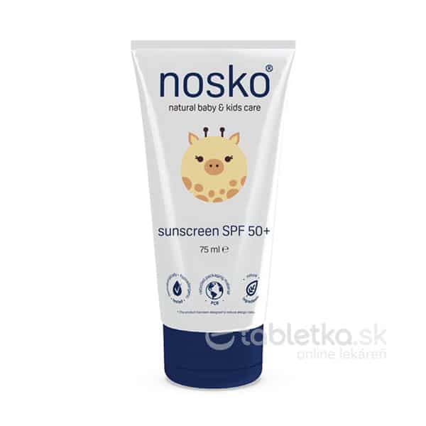 E-shop Nosko sunscreen SPF 50+ - detský opaľovací krém 1x75 ml