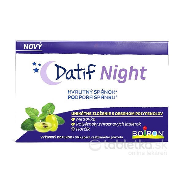 E-shop DATIF NIGHT - podpora spánku 30tbl.