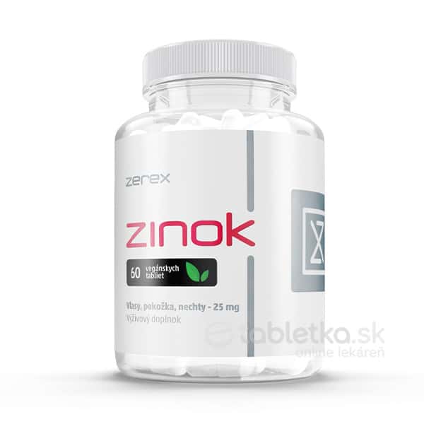 E-shop ZEREX ZINOK CHELAT 25mg 60tbl