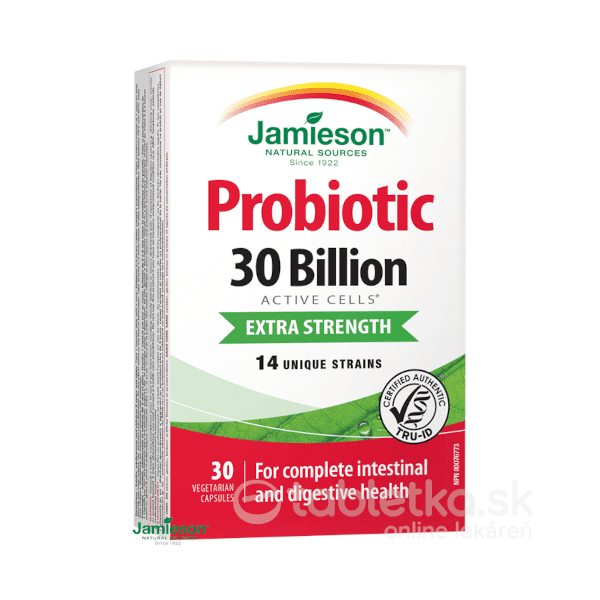 Jamieson Probiotic 30 miliárd 14 kmeňov 30 tbl