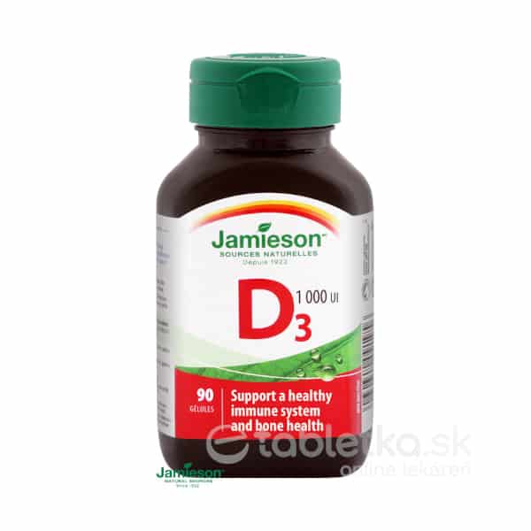 Jamieson Vitamín D3 1000IU 90 tbl