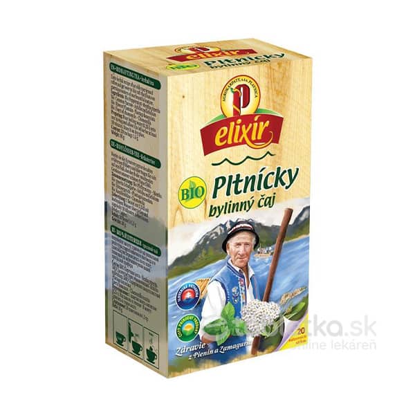 E-shop Agrokarpaty Elixír Pltnícky bylinný čaj Bio 20 x 1,5 g (30 g)