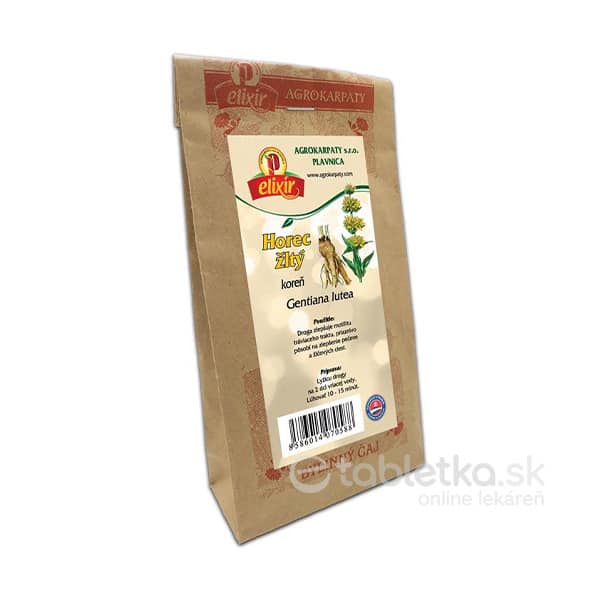 E-shop Agrokarpaty Horec Žltý koreň bylinný čaj 1x30 g