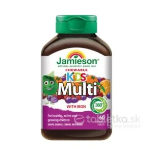 Jamieson Multi KIDS na cmúľanie 60 tbl