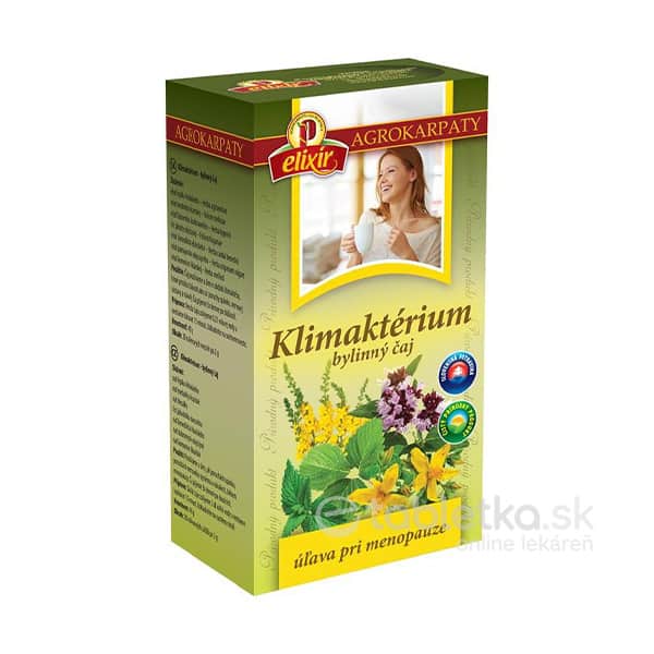 E-shop Agrokarpaty Na Klimakterium bylinný čaj, čistý prírodný produkt, 20x2 g (40 g)