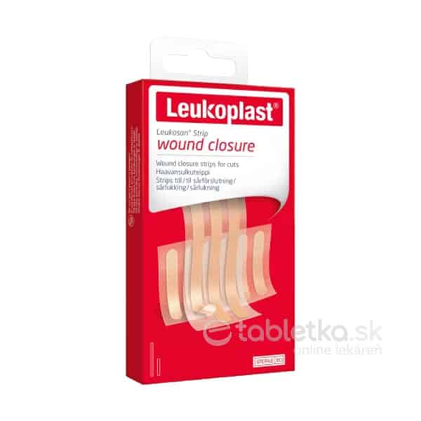 E-shop Leukoplast Leukosan Strips fixačné pásky na rany (2 veľkosti) 9ks