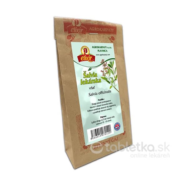 Agrokarpaty Šalvia Lekárska bylinný čaj 1x30 g