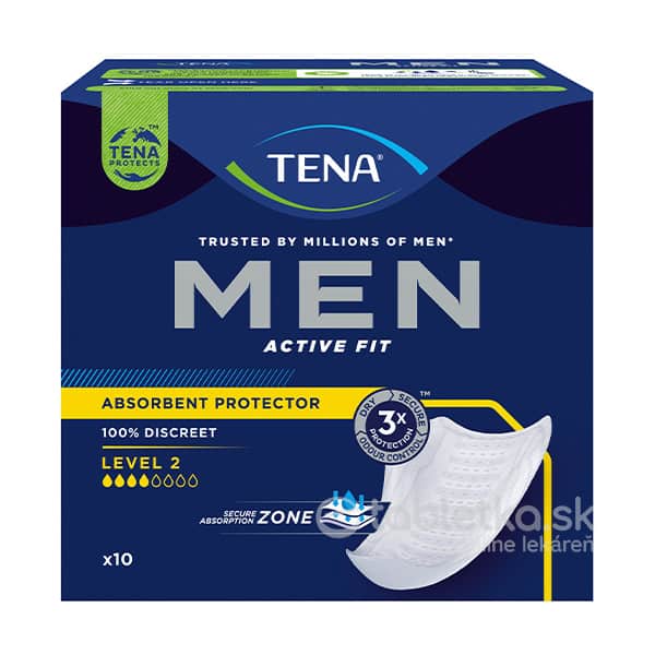 TENA MEN Level 2 absorpčné vložky pre mužov Medium 10ks