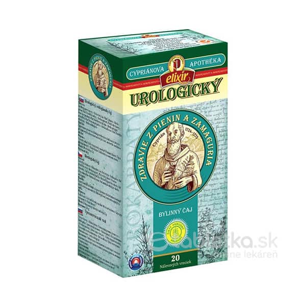 Agrokarpaty Cyprián, Urologický bylinný čaj, čistý prírodný produkt, 20x2 g (40 g)