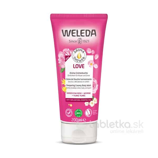 E-shop WELEDA Aroma Shower Love sprchový gél 200ml