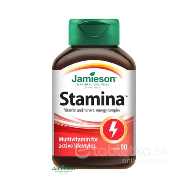 Jamieson Stamina komplex vitamínov a minerálov 90tbl
