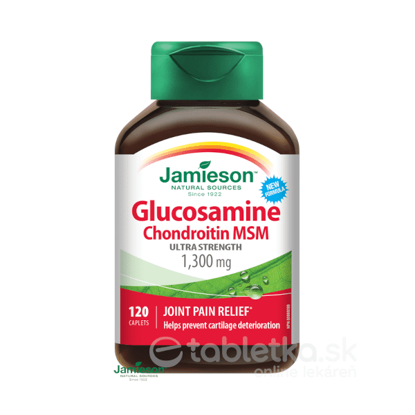 Jamieson Glukozamín Chondroitín MSM 1300mg 120 tbl