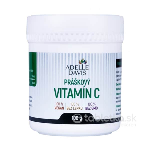 ADELLE DAVIS Práškový Vitamín C 100g