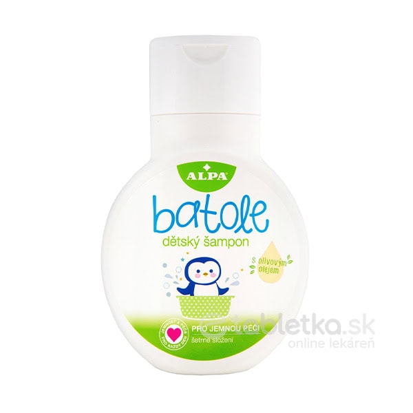 BATOLE detský šampón s olivovým olejom 200ml