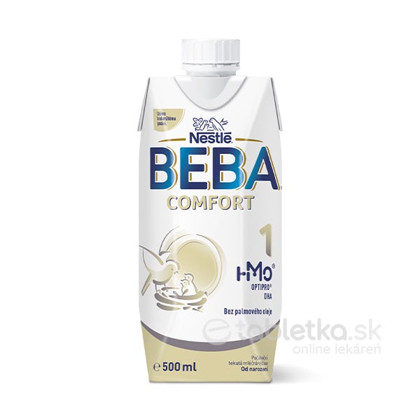 BEBA COMFORT 1 HM-O tekutá počiatočná mliečna výživa od narodenia 500ml