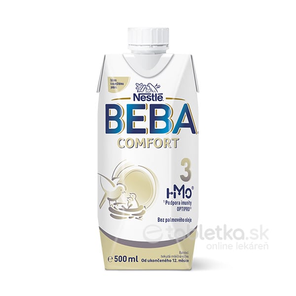 E-shop BEBA COMFORT 3 HM-O tekutá mliečna dojčenská výživa (od ukonč. 12. mesiaca) 500ml