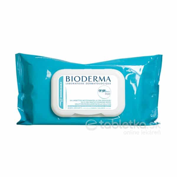 E-shop BIODERMA ABCDerm H2O micelárne obrúsky 60ks