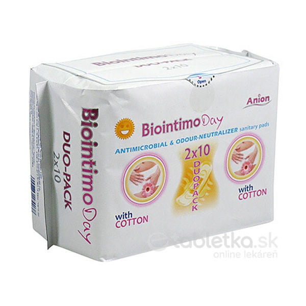 Biointimo Anion Duo PACK denné hygienické vložky 20ks
