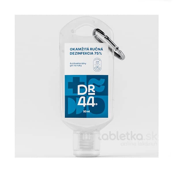 E-shop DR.44 Okamžitá dezinfekcia rúk s karabínkou 50ml